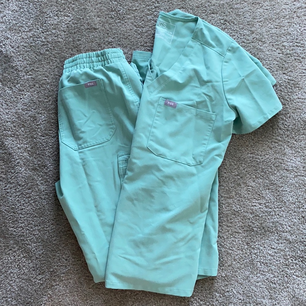 Set of FIGS scrubs, Jade